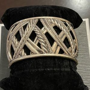 David Yurman bracelet silver and diamonds